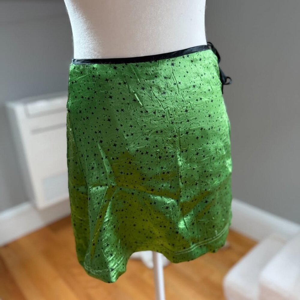 Urban Outfitters Paris Satin Wrap Skirt – XS